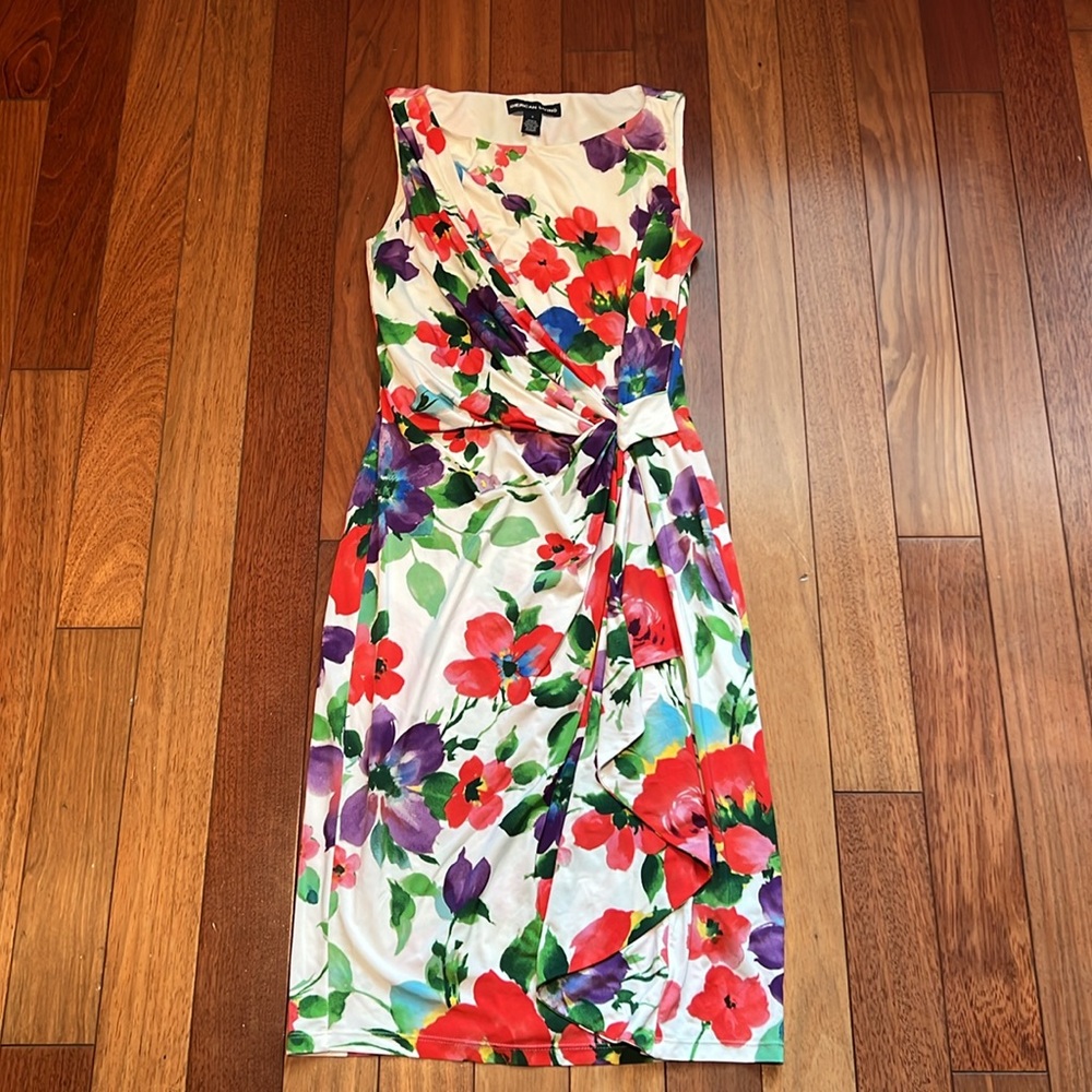 Flowered Sleeveless Dress